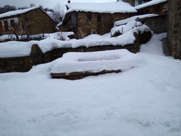 Imagen de Caloca en el municipio lebaniego de Pesaguero.