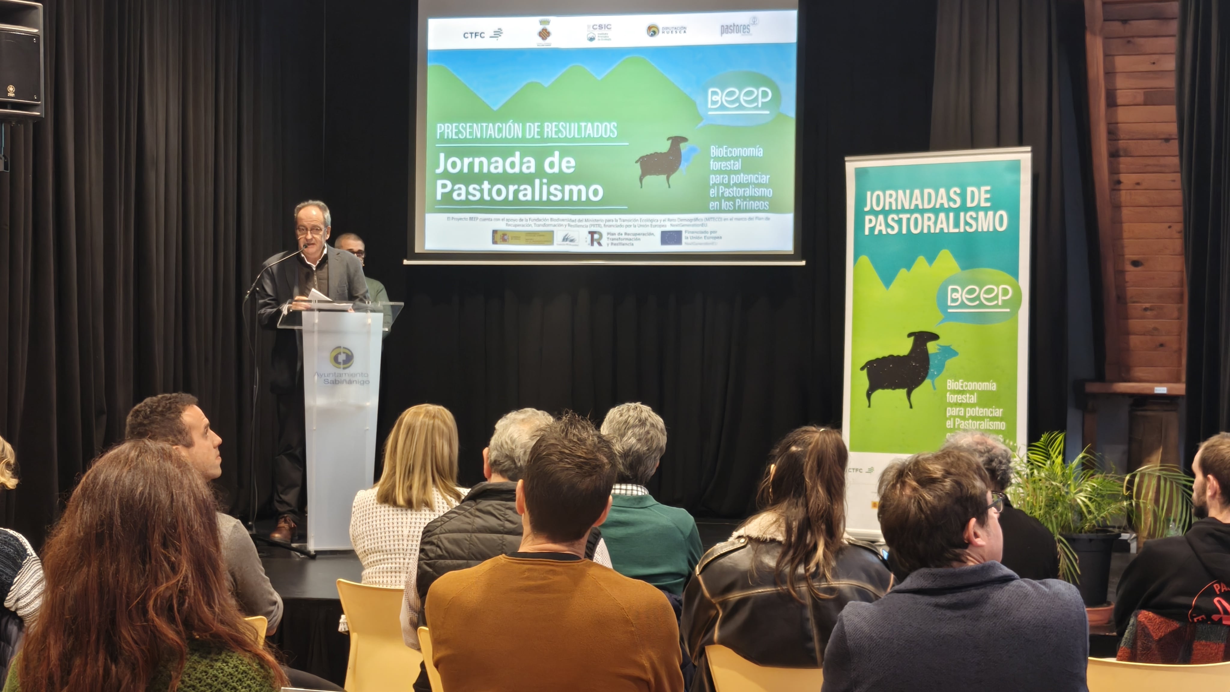 José Cebollero durante su intervención en la jornada de pastoralismo