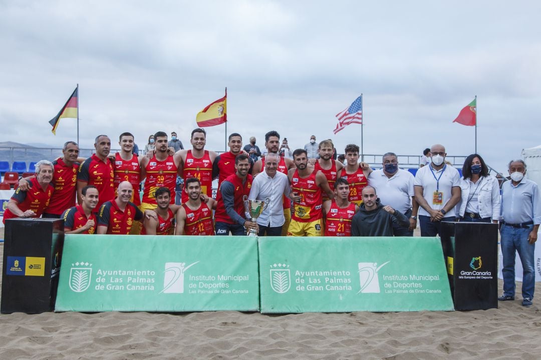 El mejor balonmano playa, en Las Canteras