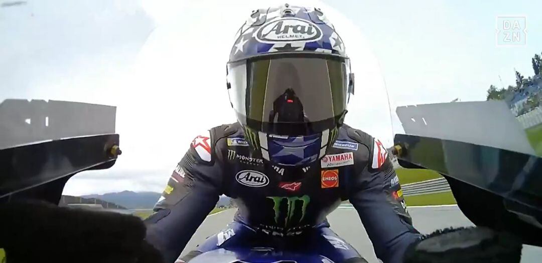 Maverick Viñales, durante el pasado Gran Premio