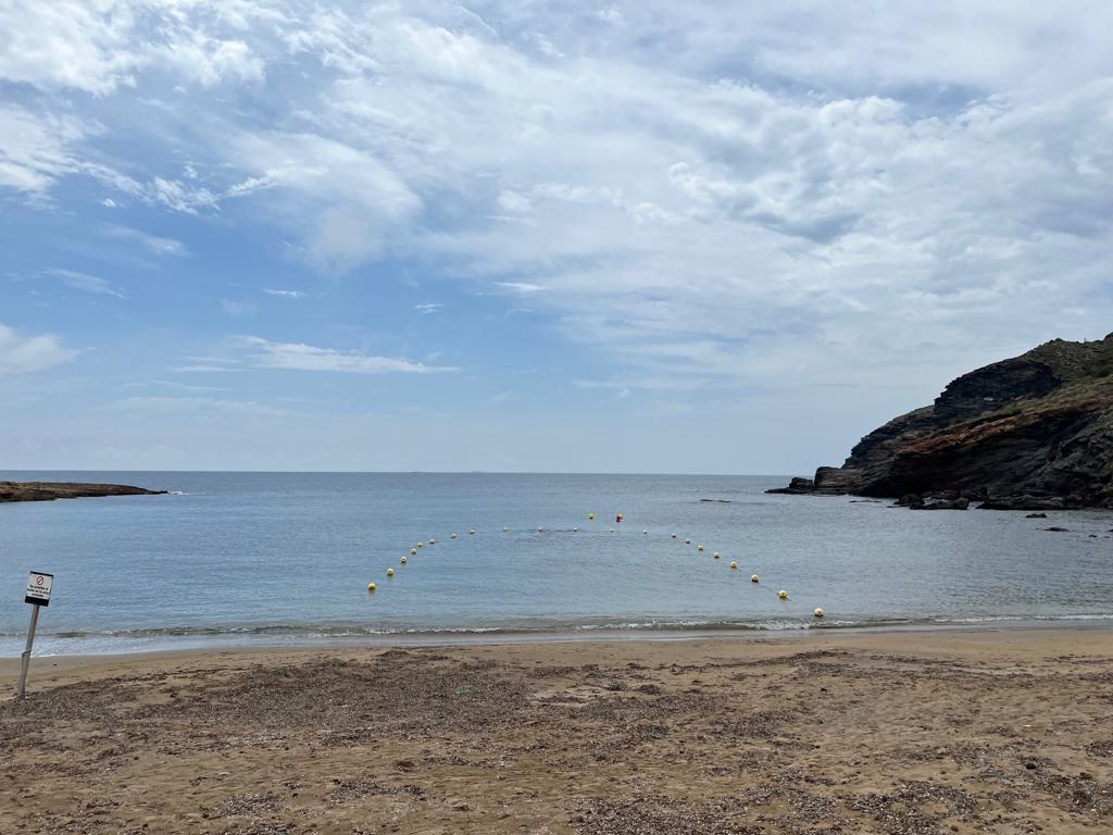 Punto de  inicio del emisario submarino y de la propia EDAR Mar Menor Sur