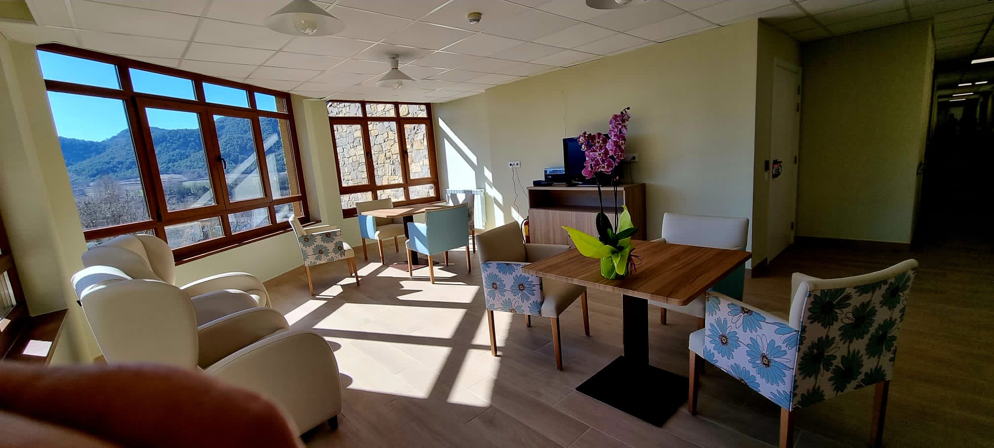 El salón de la tercera planta tras las últimas reformas emprendidas