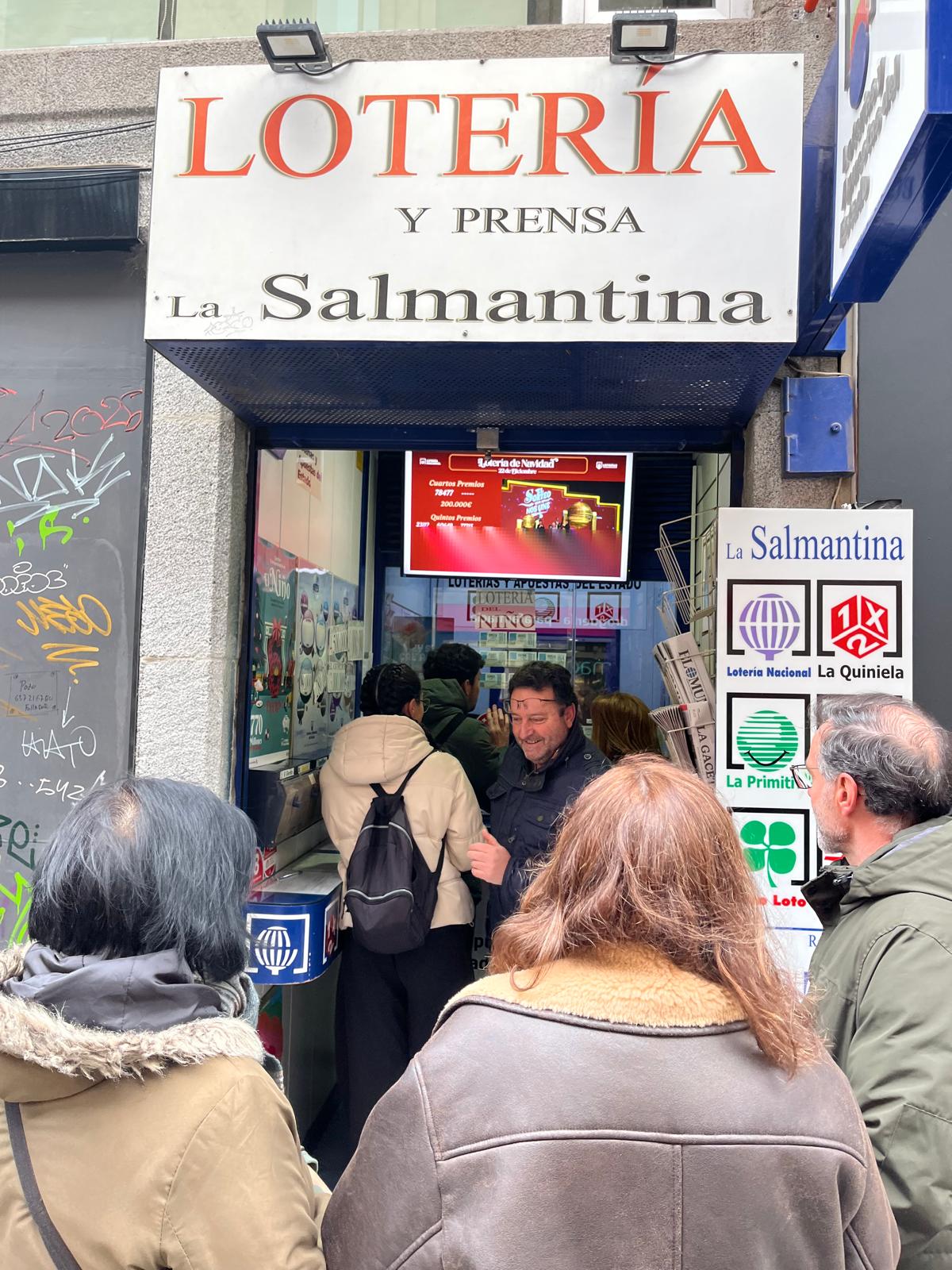 El puesto de venta de la calle Toro donde ha tocado el tercer premio/SER
