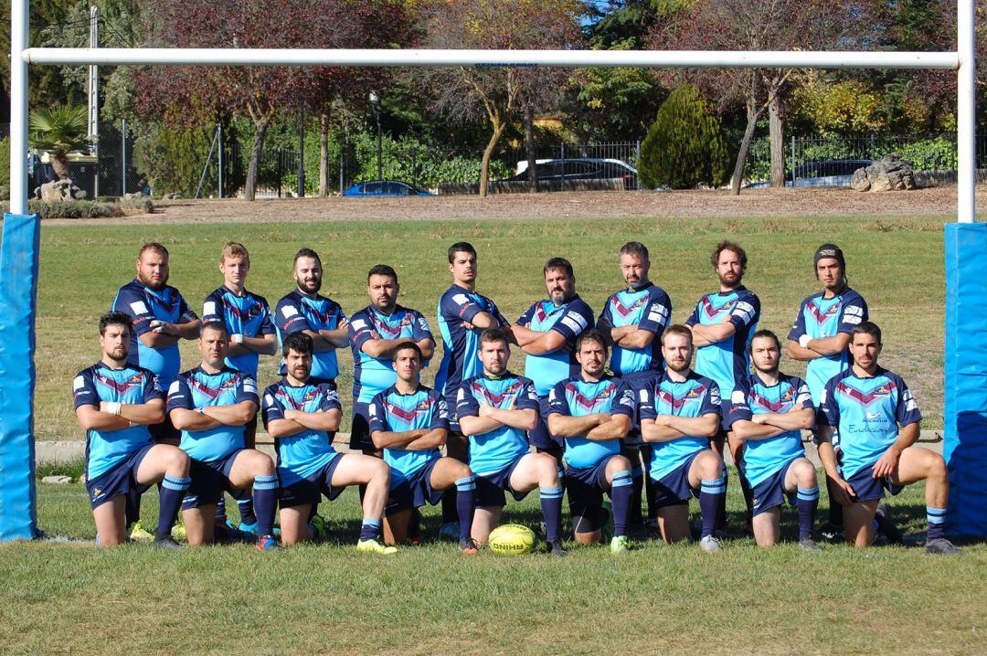 La plantilla 21-22 del Rugby Aranda.