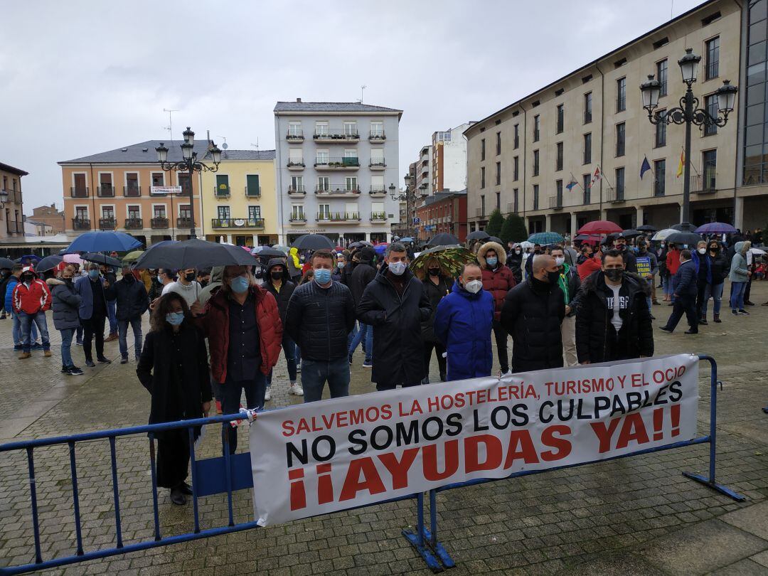 Manifestación de la hostelería