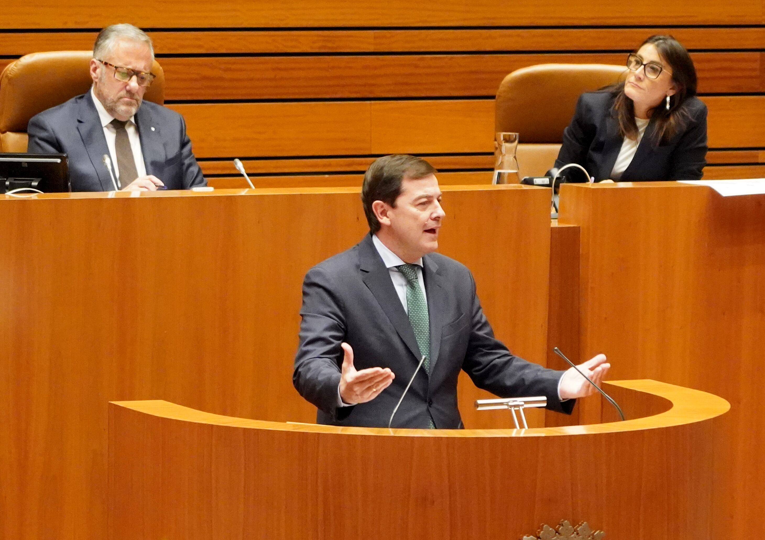 El presidente de la Junta, Alfonso Fernández Mañueco