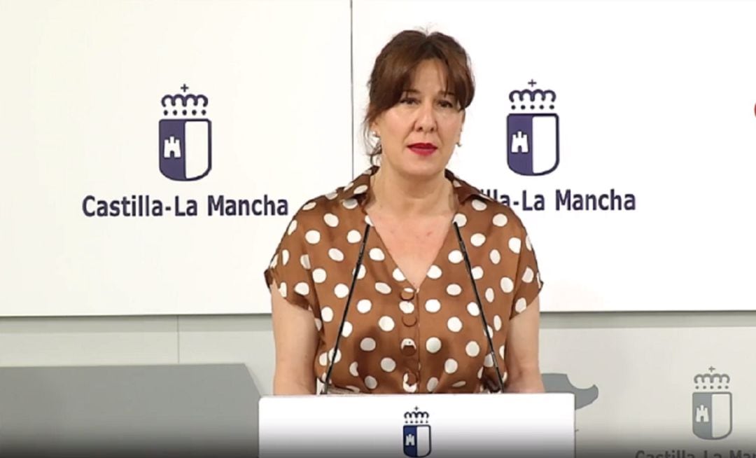 Blanca Fernández en la rueda de prensa telemática de este sábado