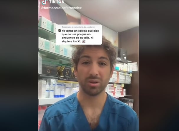 Captura del TikTok de Farmacéutico Fernández