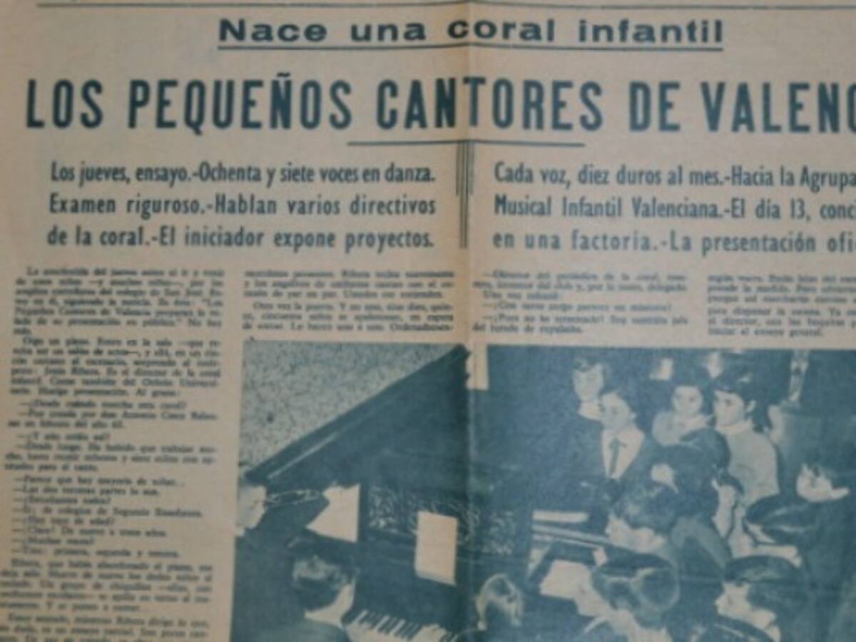 Medalla Oro de la Ciudad para los Pequeños Cantores de Valencia