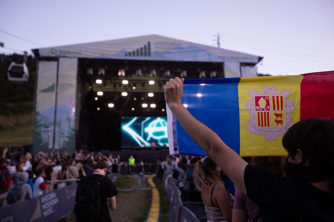 Un instant del concert de Don Diablo de l&#039;Andorra Mountain Music.