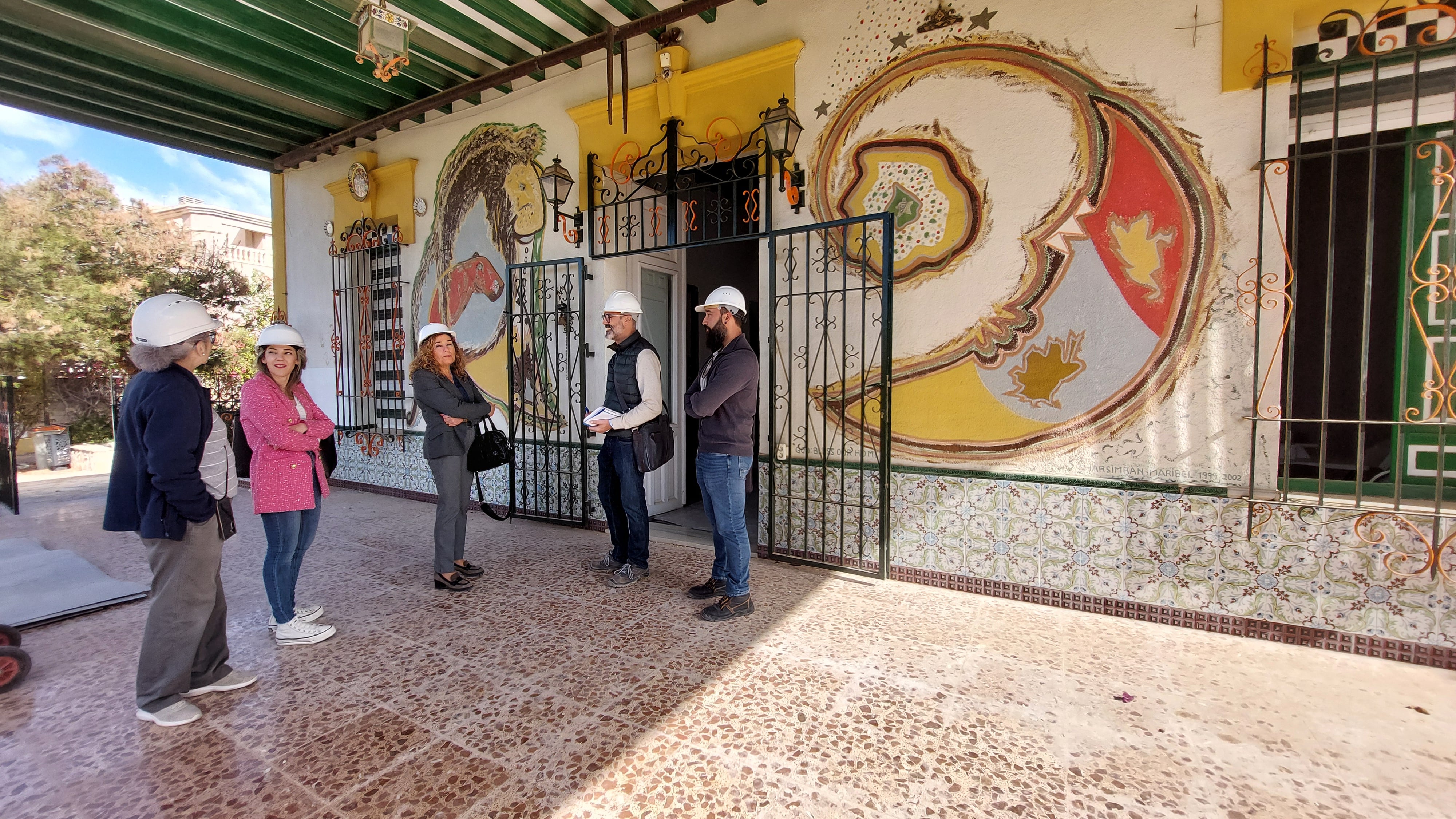 Obras restauración Villa Adelaida