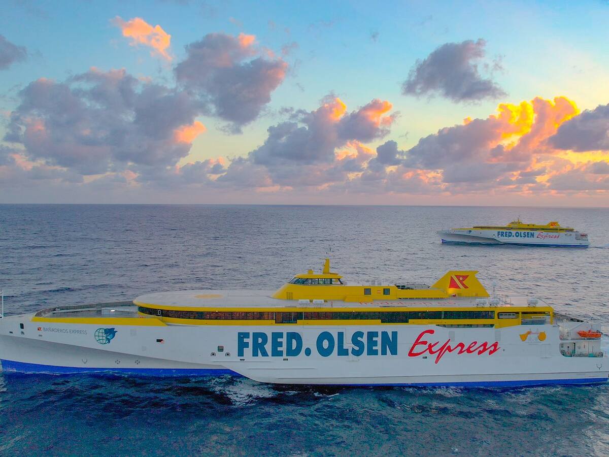 Más de un millón de pasajeros han escogido la Ruta Trimarán de Fred. Olsen Express en su primer año