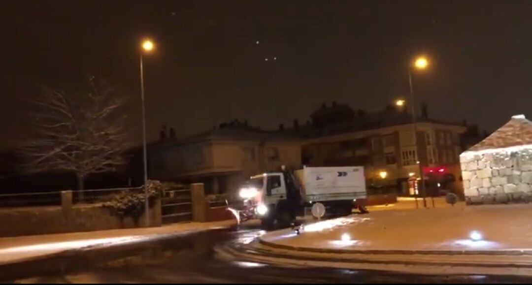 Trabajos de limpieza en la ciudad