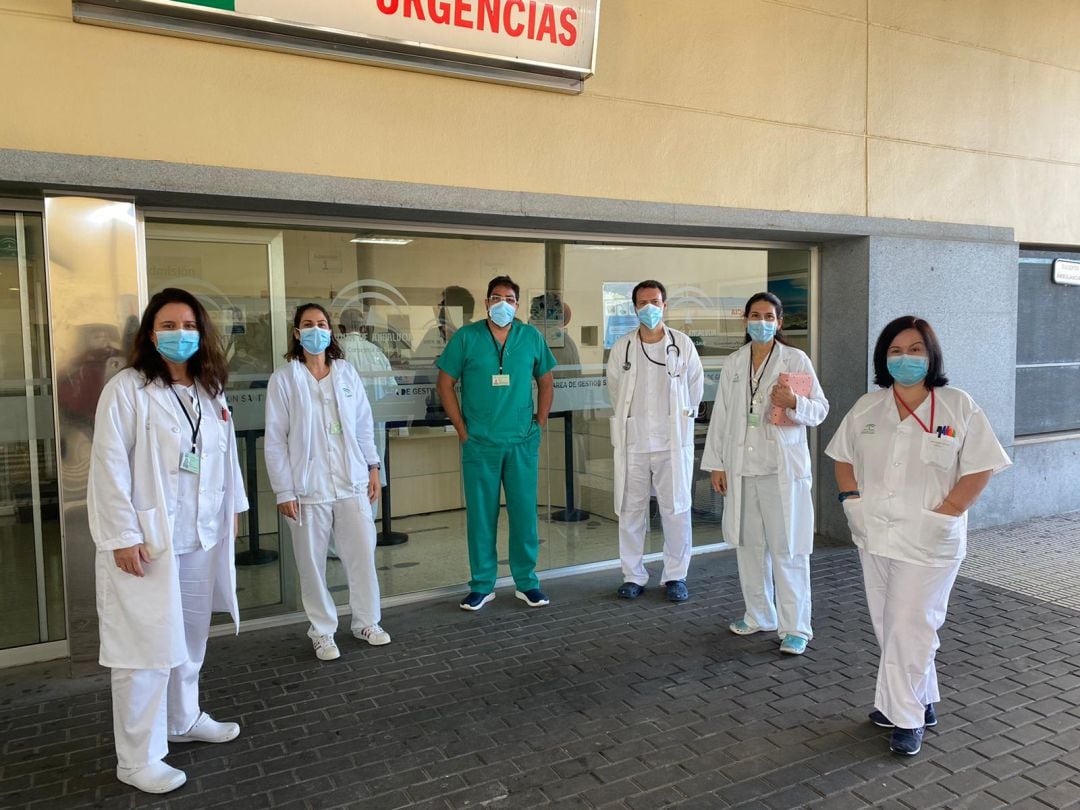 Profesionales de Urgencias del Punta Europa.