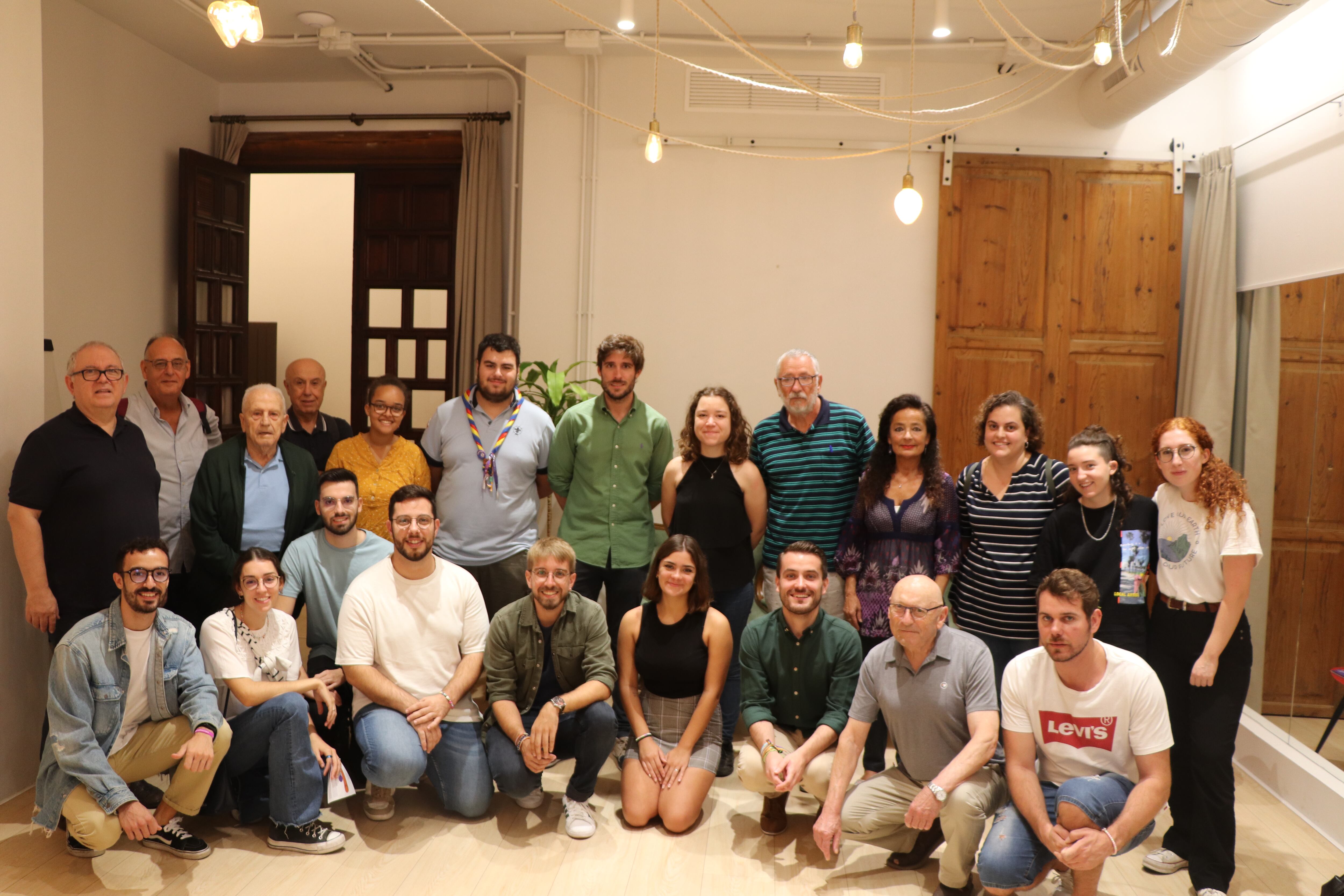 Imagen del Consell Valencià de la Joventut y el de Persones Majors durante la reunión que han mantenido este lunes