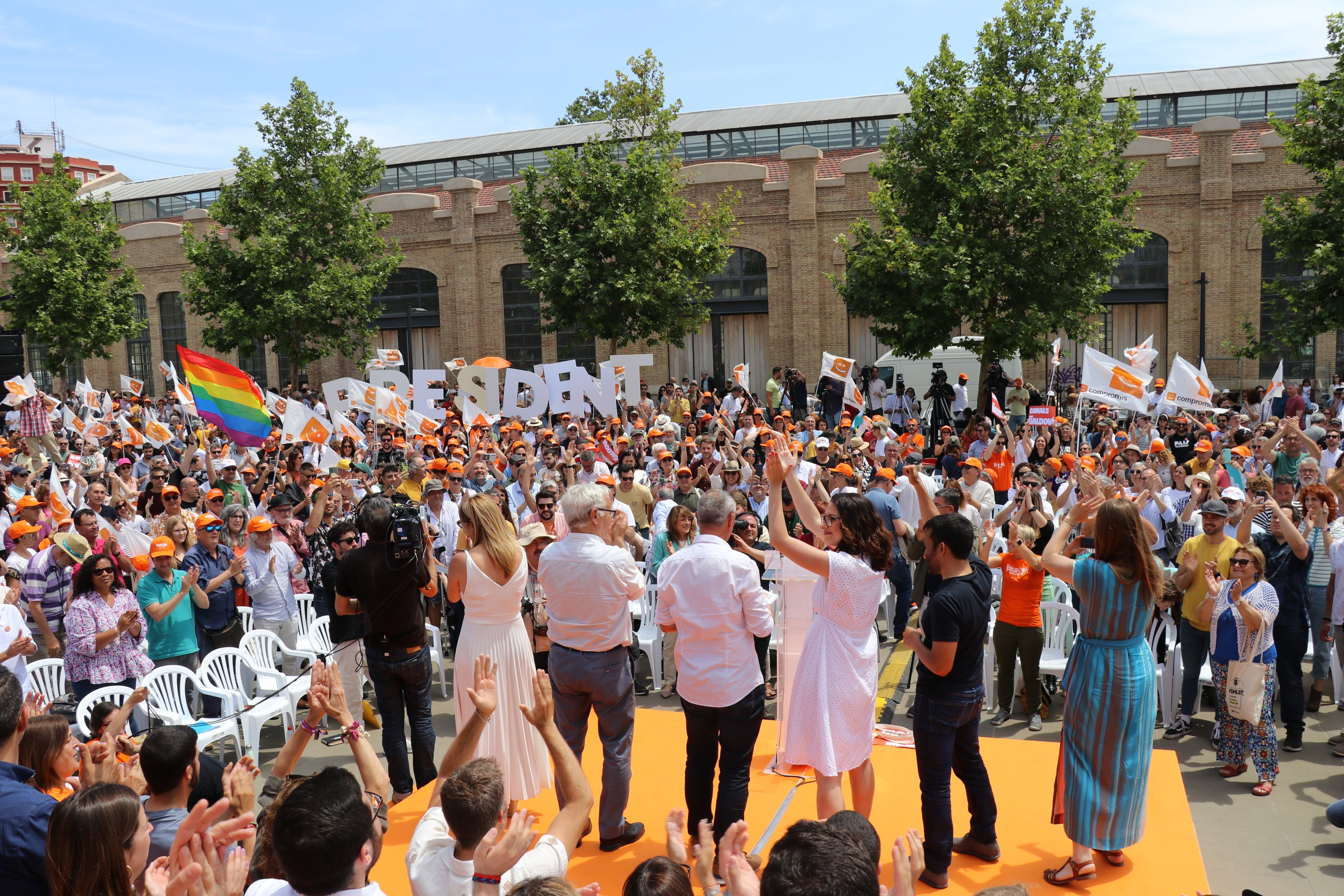 Acto de Compromís en el Parc Central de València