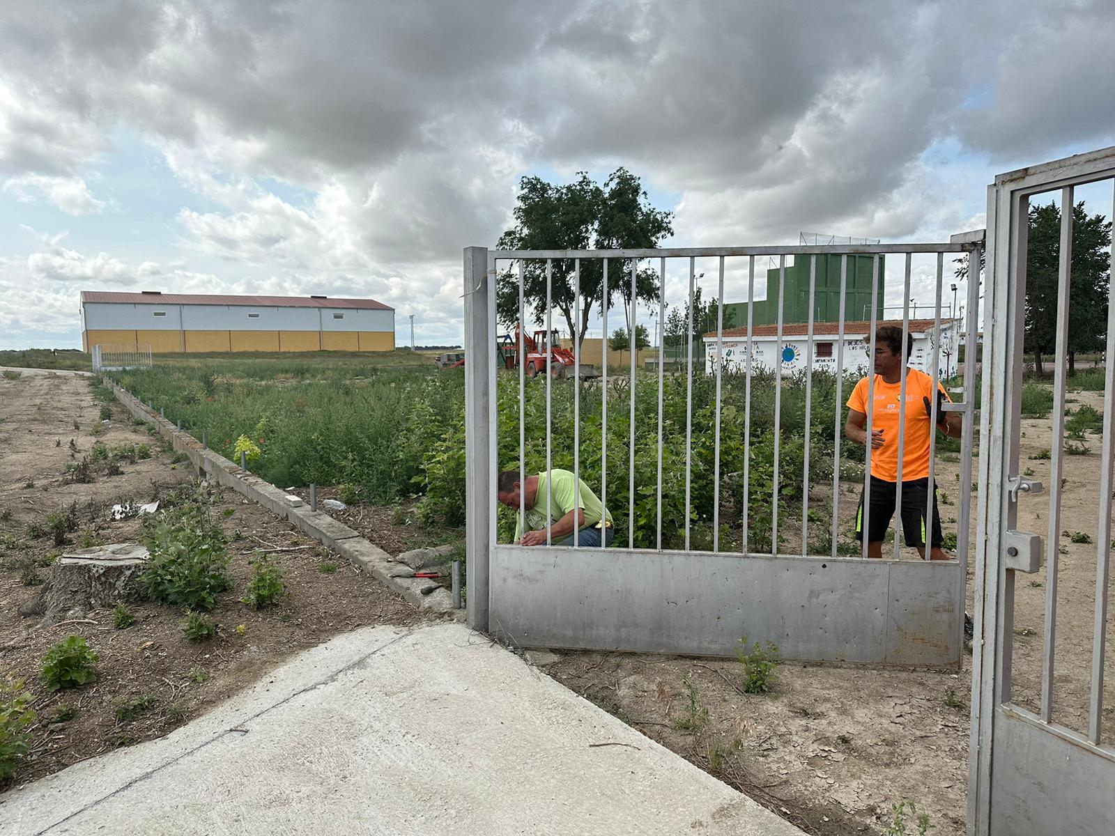 Comienzan las obras de un área de esparcimiento en Bobadilla del Campo