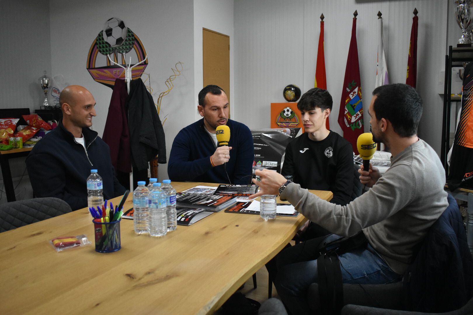 Dani Almira, Jorge Sánchez y Sergio Navarro