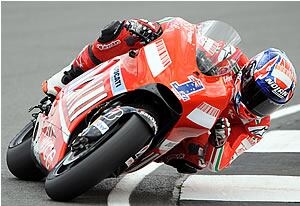 Stoner voló sobre Laguna Seca