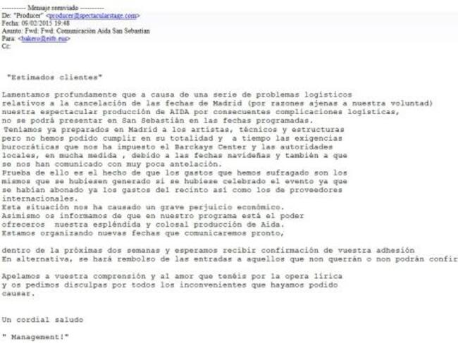 Mail The Spectacular Stage