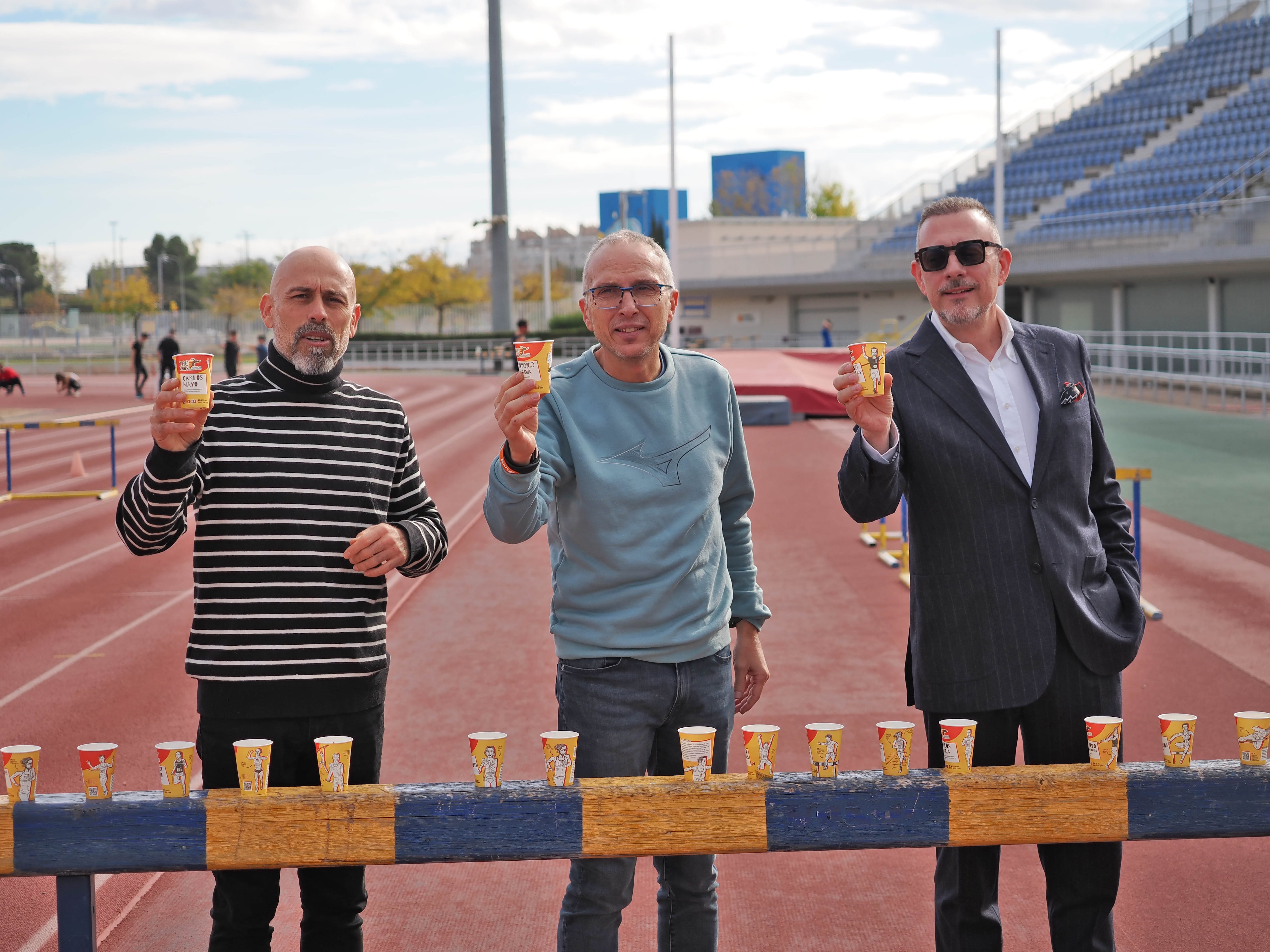 Sergio Muro, Alberto Pallarés y Raúl Benito
