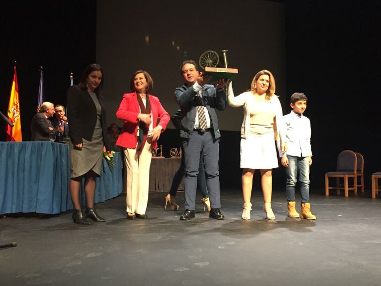 Entrega del premio en Lebrija (Sevilla)