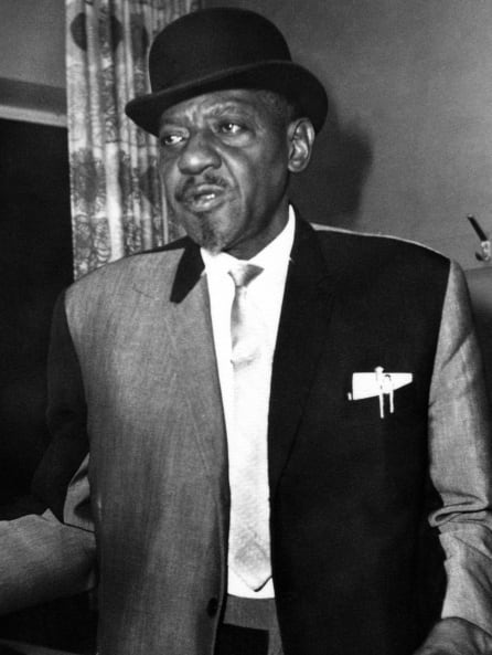 Fotografía de Sonny Boy Williamson tomada en Inglaterra en una fecha sin especificar