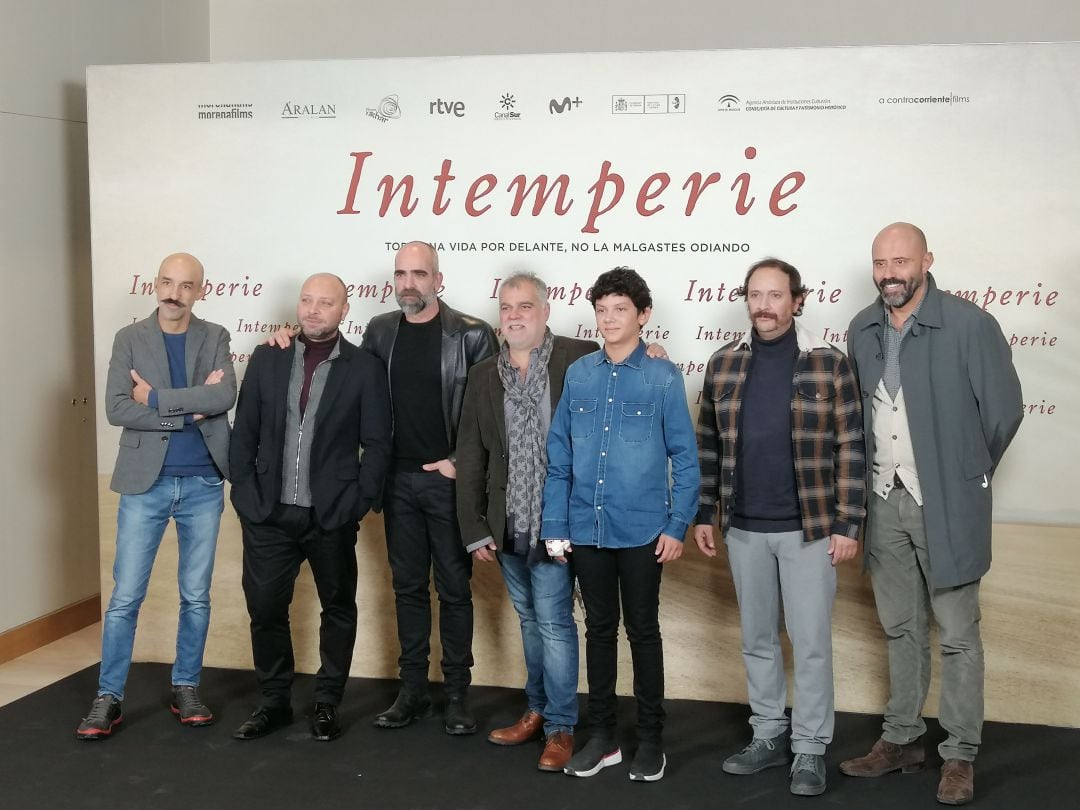 Luis Callejo en la presentación de la película Intemperie