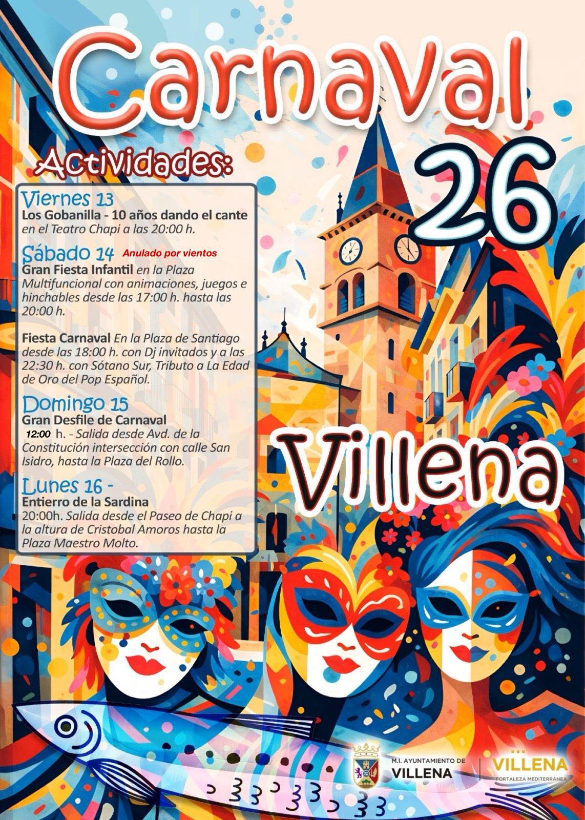 Cartel del carnaval 2026