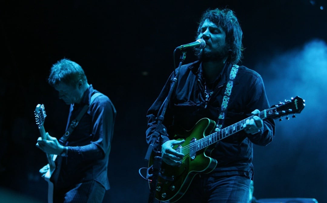 Jeff Tweedy, cantante de Wilco, durante una actuación de la banda en el 2007