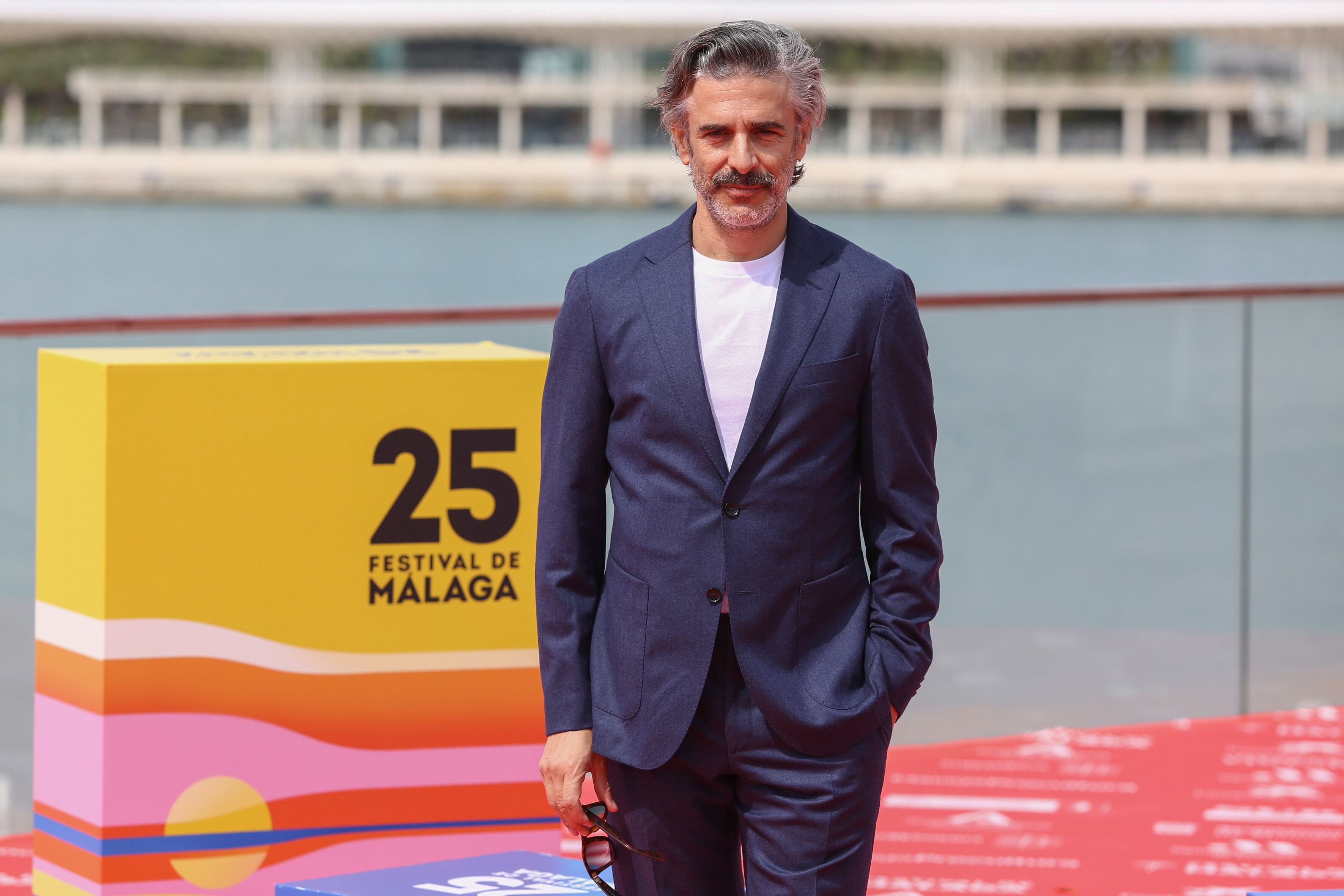 El actor Leonardo Sbariglia durante la presentación del largometraje &#039;Ámame&#039;, del director Leonardo Brzeziski, con la que participa en la Sección Oficial de la XXV edición del Festival de Cine de Málaga. EFE/Álvaro Cabrera