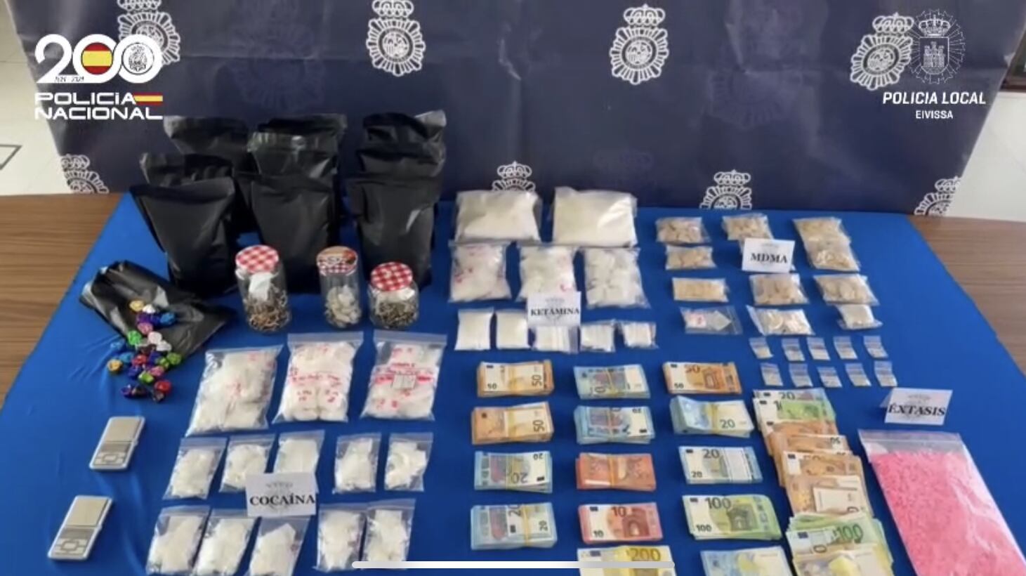 Imagen de la droga intervenida