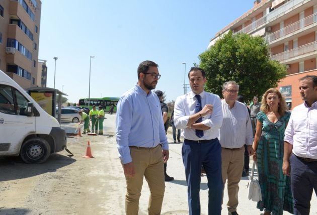 El alcalde de Valdemoro junto al vicepresidente regional