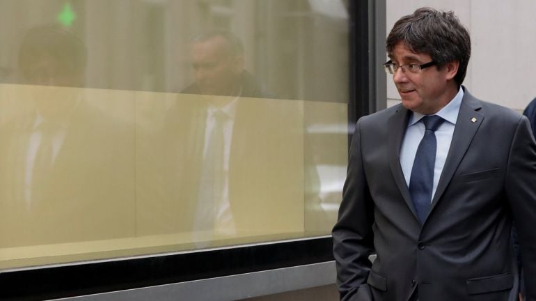 Carles Puigdemont, en Bruselas