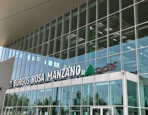 Estación de ferrocarril Rosa Manzano en Burgos