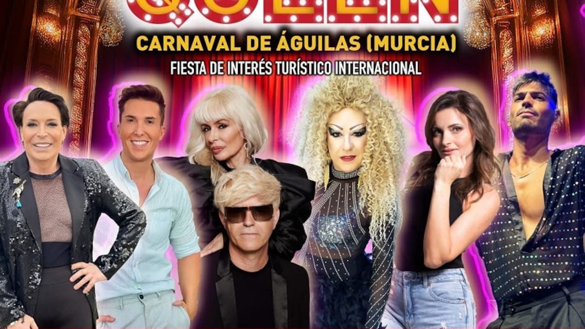 Águilas acoge este sábado el XXI concurso nacional Drag Queen en el auditorio Infanta Elena