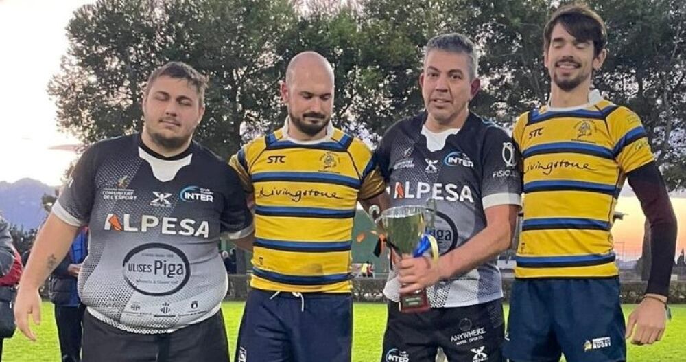 Jugadores del Inter Cullera y del Dénia Barbarians Rugby.