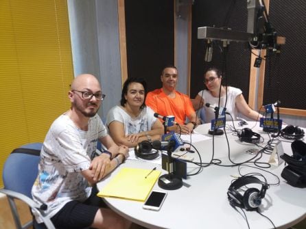 Foto de familia, al terminar el programa