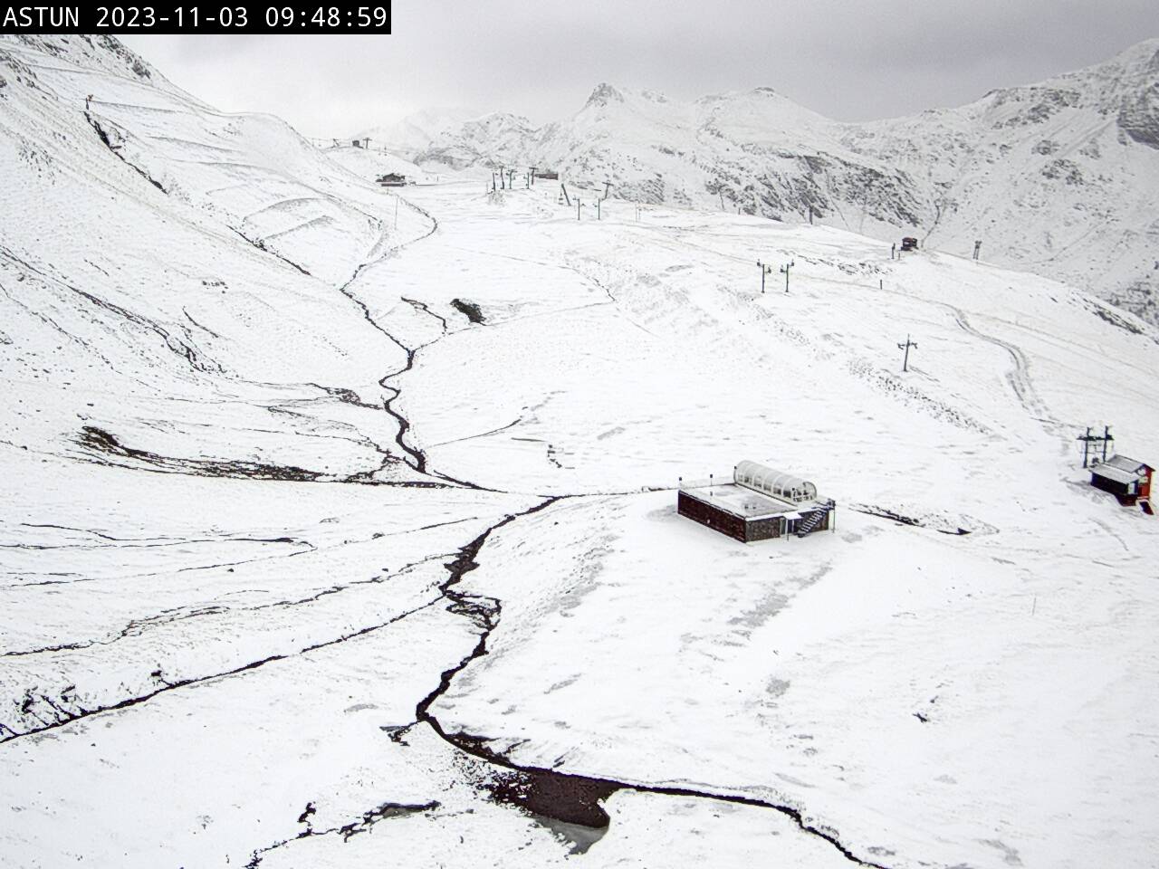 Web Cam de Astún este viernes, 3 de noviembre 2023