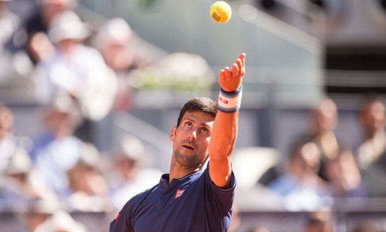 Novak Djokovic, en el Mutua Madrid Open.