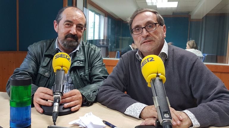 Rafael Pérez Tezanos y Jesús Manuel Zaballa en la tertuilia de La Ventana 