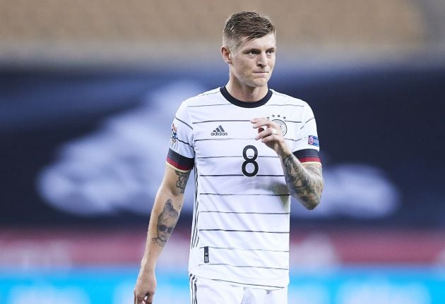 Toni Kroos con la selección alemana