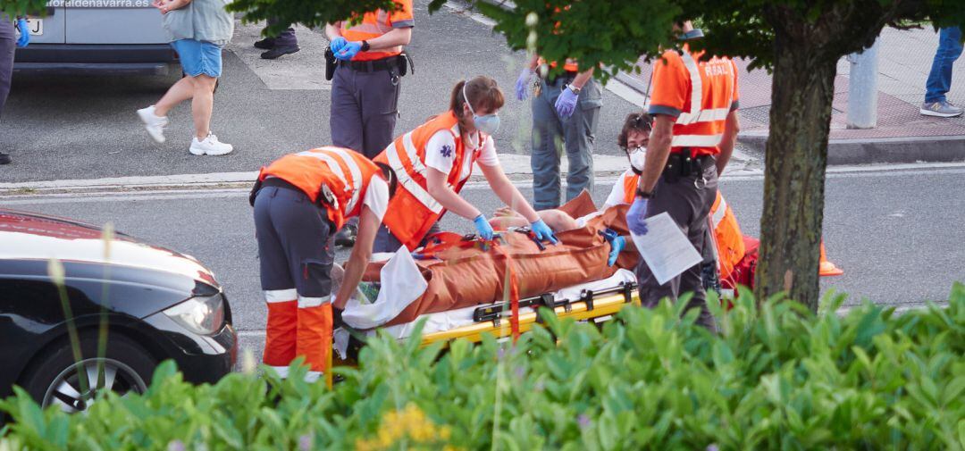 Imagen de un accidente de tráfico