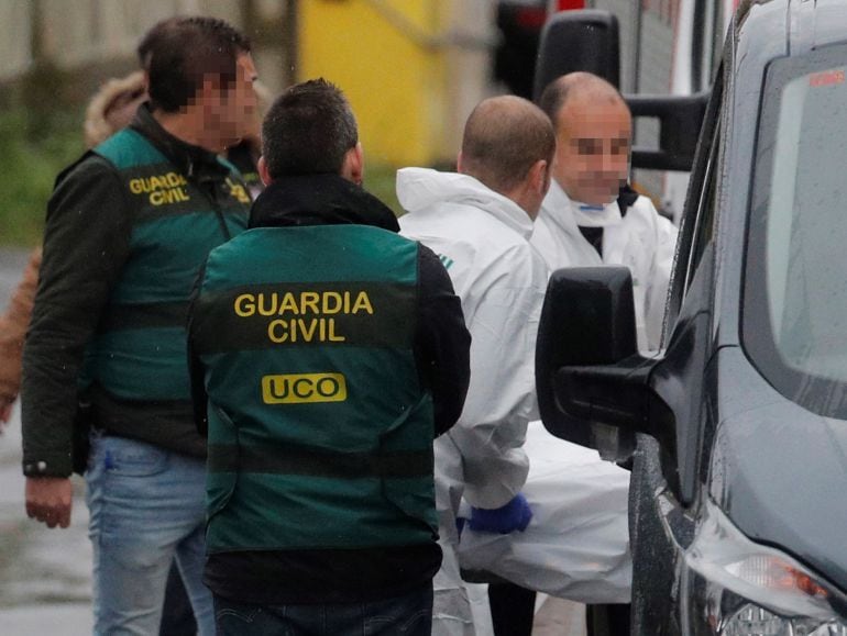 Efectivos de la Guardia Civil destinados en Coruña