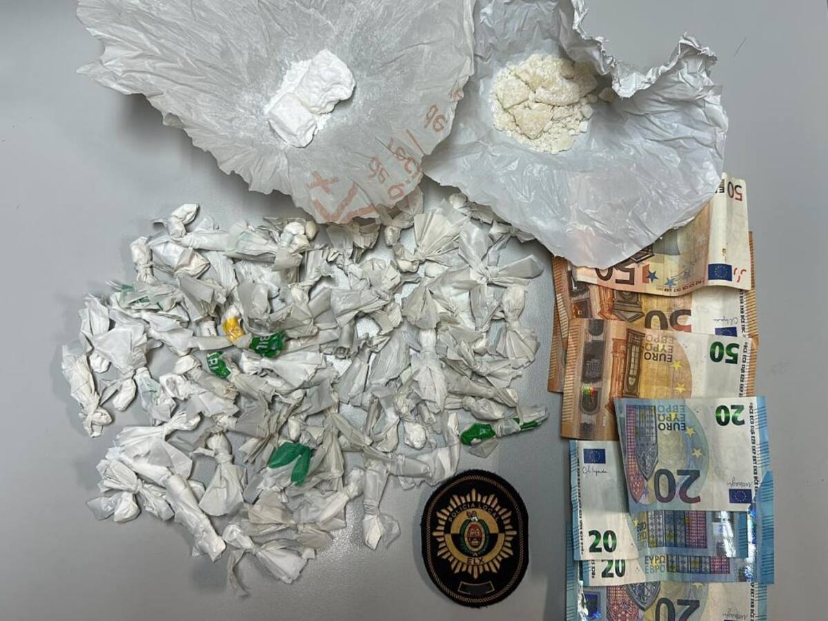 Dos hombres detenidos por un presunto delito de tráfico de drogas en Elche