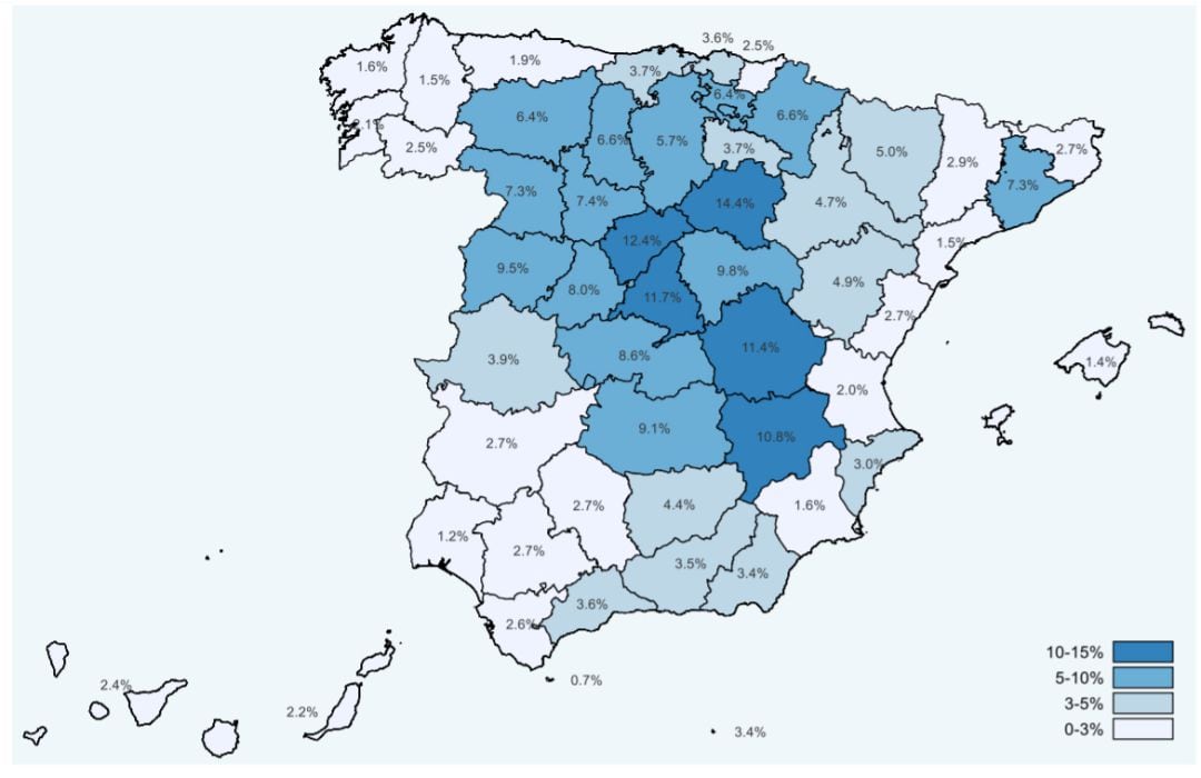  Anticuerpos IgG anti SARS-CoV-2 en la Tercera Ronda (8-22 de junio). Resultados del test rápido.