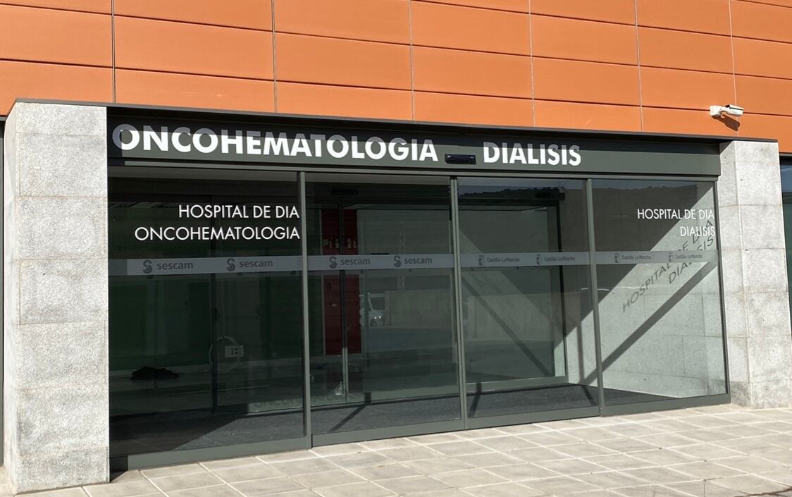 Entrada a la nueva unidad de Onco-Hematología