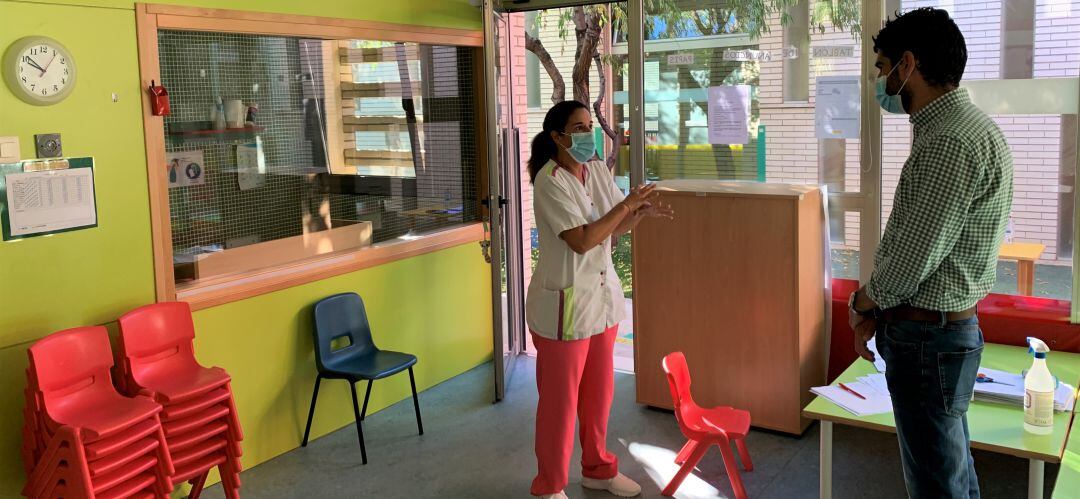 El concejal de Educación, en una Escuela Infantil