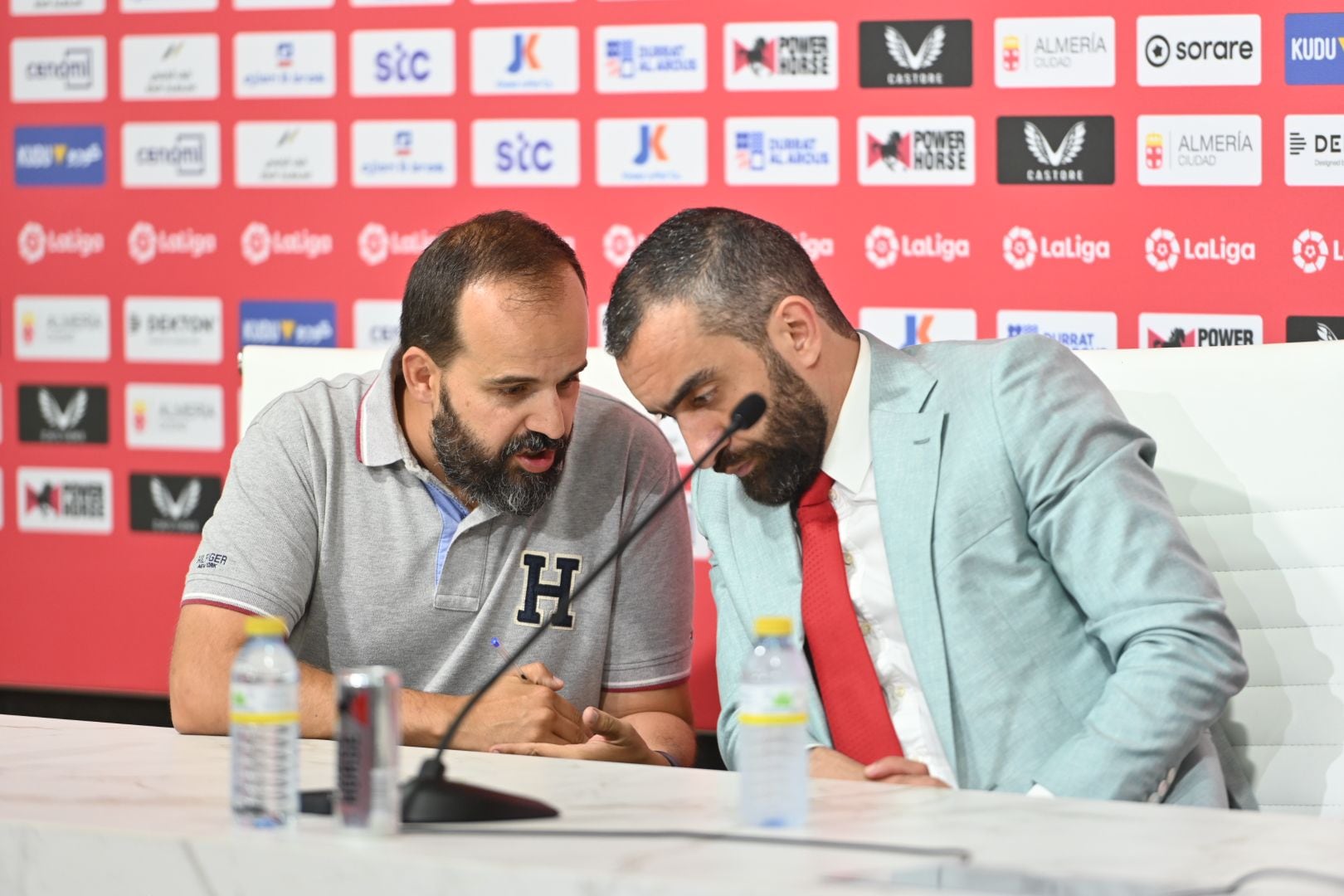 Mohamed El Assy anunció a toda Almería que: &quot;No vamos a bajar a Segunda&quot;.