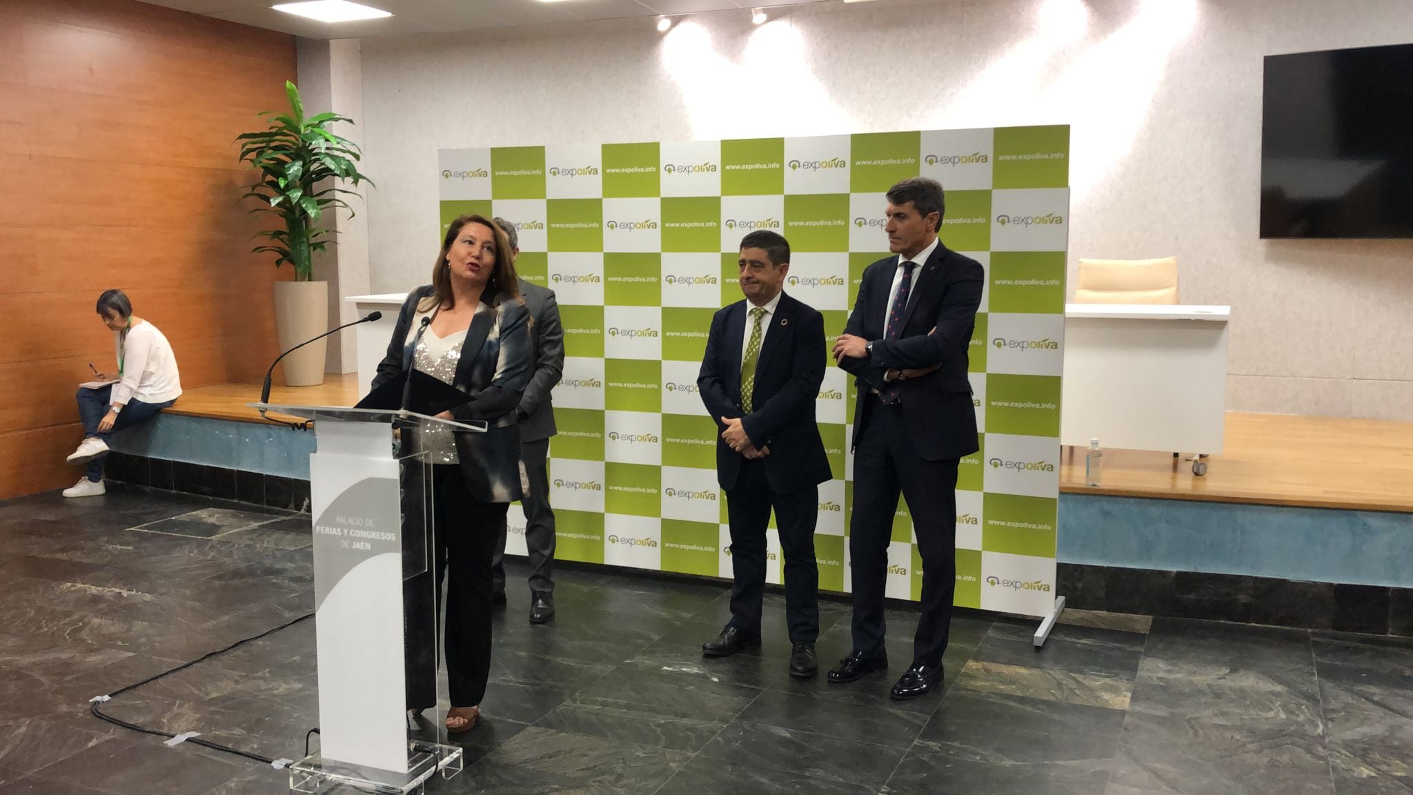 La consejera de Agricultura, Pesca, Agua y Desarrollo Rural, Carmen Crespo inaugura Expoliva 2023